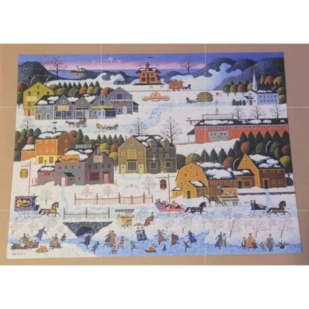 BUFFALO 1000-Piece Jigsaw Puzzle Charles Wysocki 